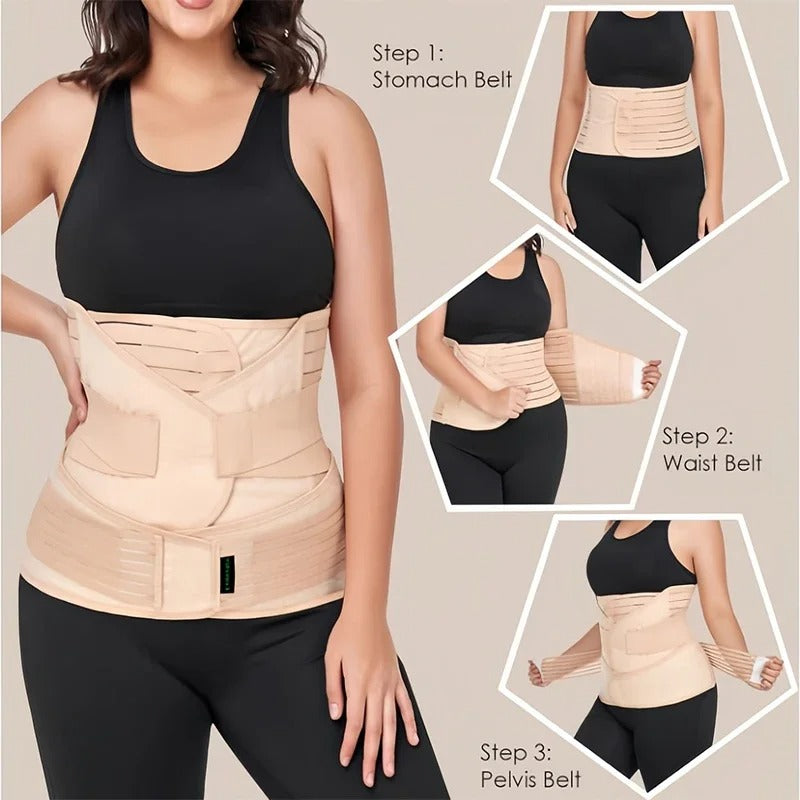 3 in 1 Postpartum Recovery Belly Wrap