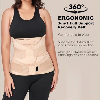 3 in 1 Postpartum Recovery Belly Wrap