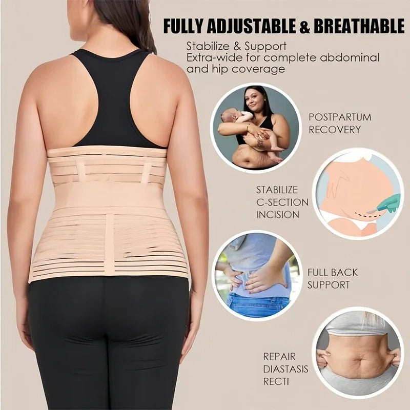 3 in 1 Postpartum Recovery Belly Wrap