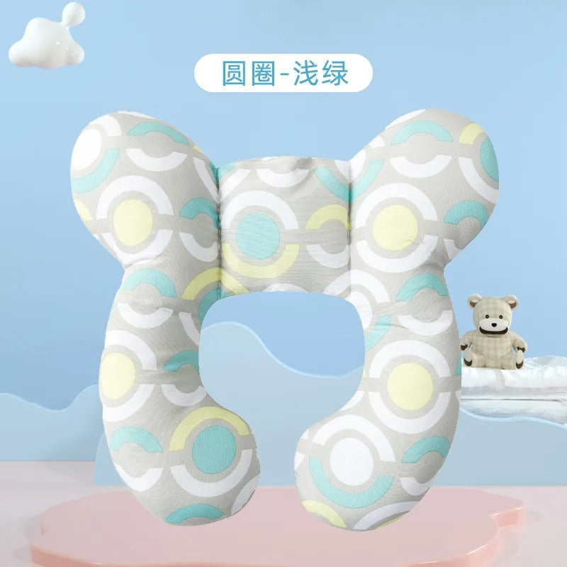 Baby U-Shaped Pillow Protector – Head & Neck Support for Travel and Home