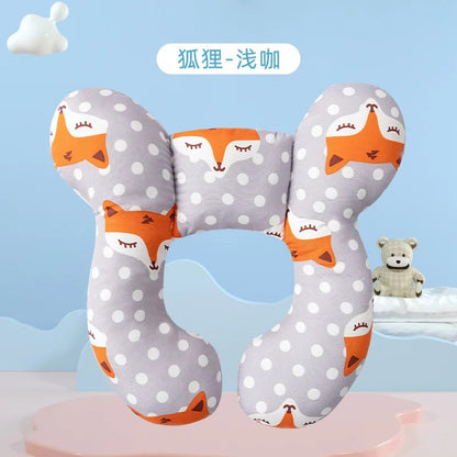 Baby U-Shaped Pillow Protector – Head & Neck Support for Travel and Home